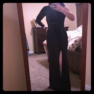 Cachet black formal gown, size 8